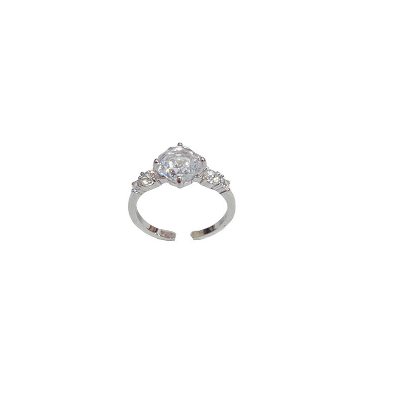 Cubic Zirconia Open Ring