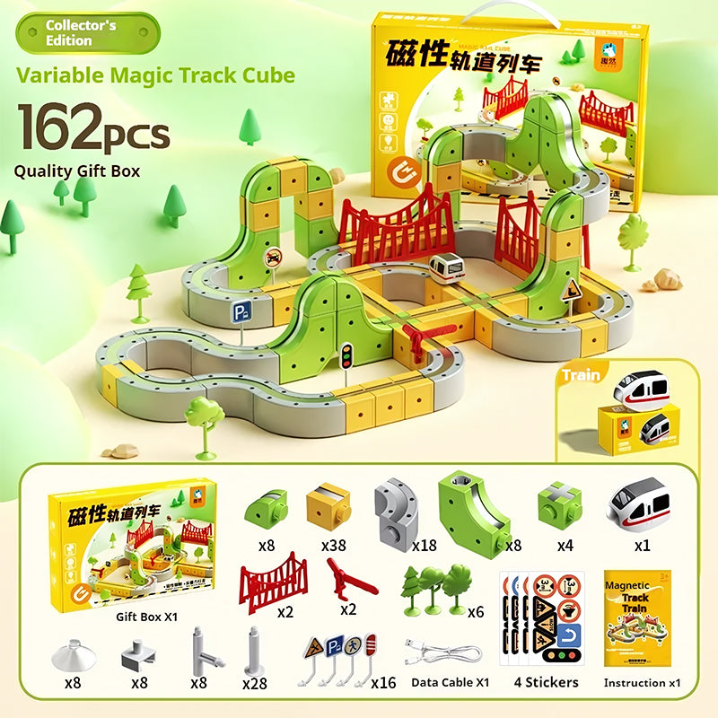 MagniTrack™ Magnetic Rail Car Adventure Set