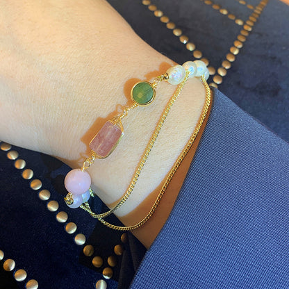 Natural Pearl Strawberry Bracelet