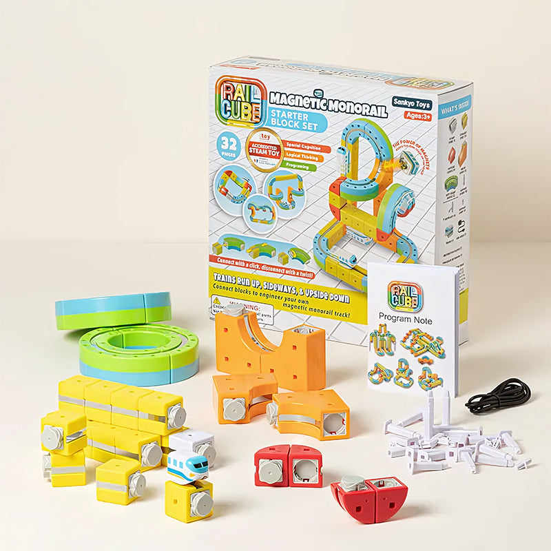 MagniTrack™ Magnetic Rail Car Adventure Set