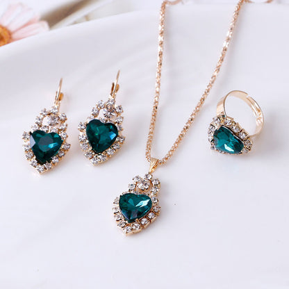 water drop rhinestone set