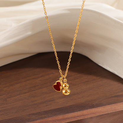 Red Shell Gourd Necklace