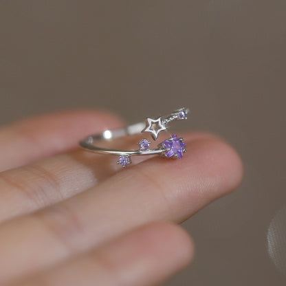 Sterling Silver Adjustable Ring