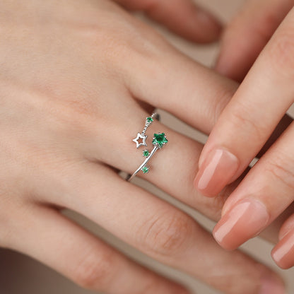 Sterling Silver Adjustable Ring