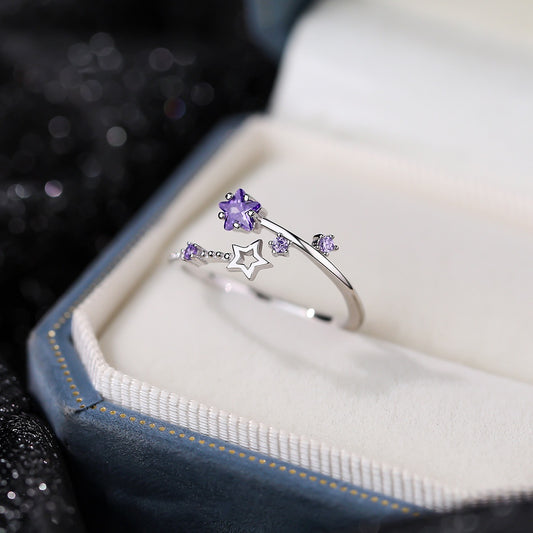 Sterling Silver Adjustable Ring