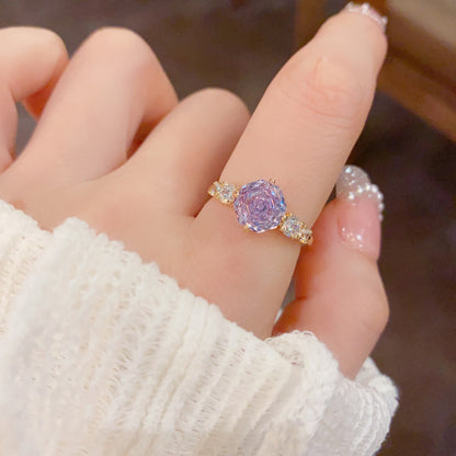 Cubic Zirconia Open Ring