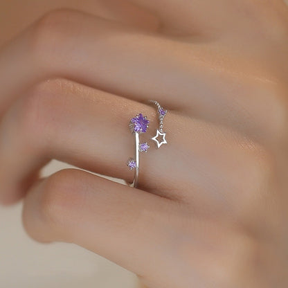 Sterling Silver Adjustable Ring