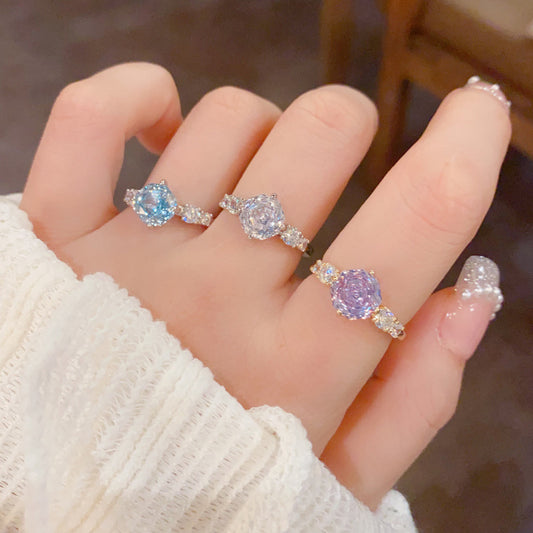 Cubic Zirconia Open Ring