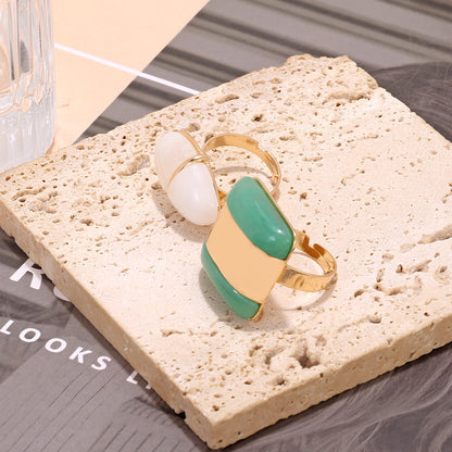 Geometric Resin Ring