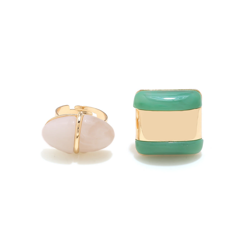 Geometric Resin Ring