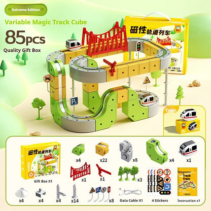 MagniTrack™ Magnetic Rail Car Adventure Set