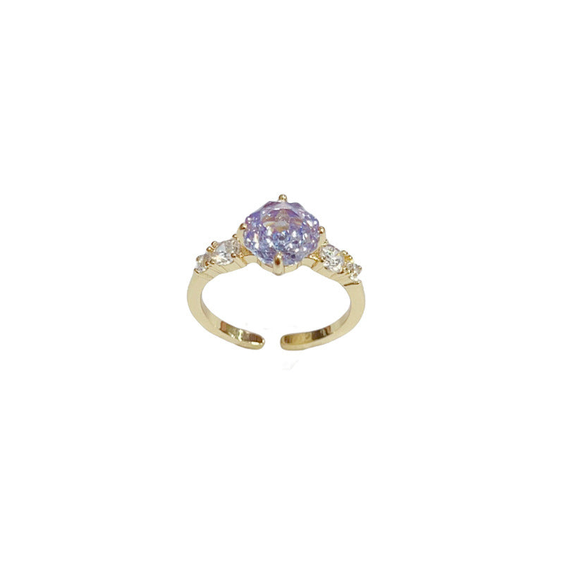 Cubic Zirconia Open Ring