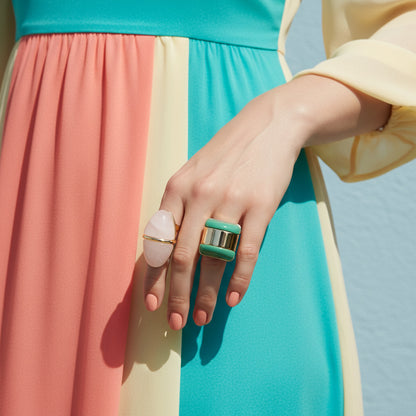 Geometric Resin Ring