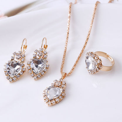 water drop rhinestone set
