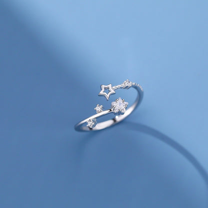 Sterling Silver Adjustable Ring
