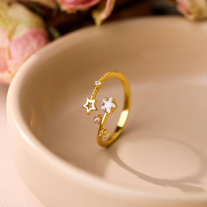 Sterling Silver Adjustable Ring
