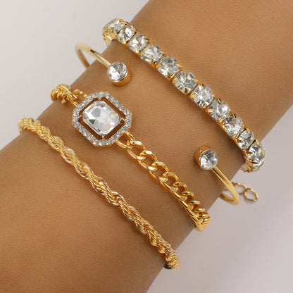 Crystal Bracelet Set Bohemian